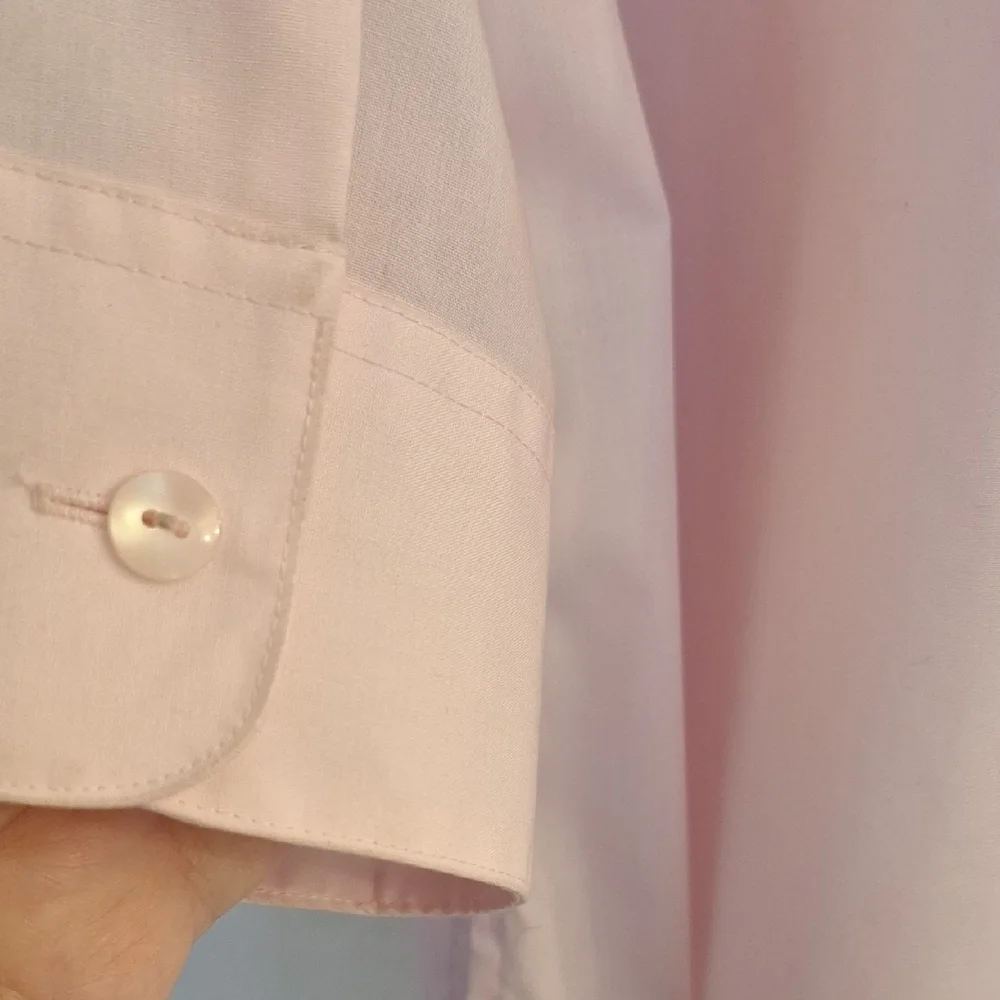Foxcroft Soft Pink Collared Shirt - Picture 11 of 11
